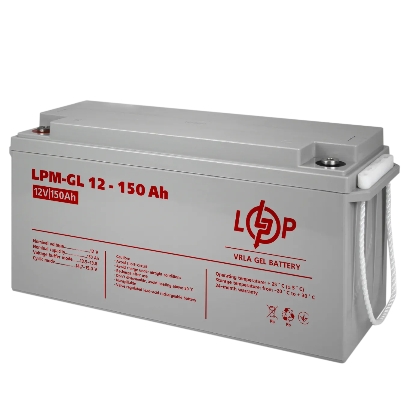 ���������� ������� LPM-GL 12V - 150 Ah