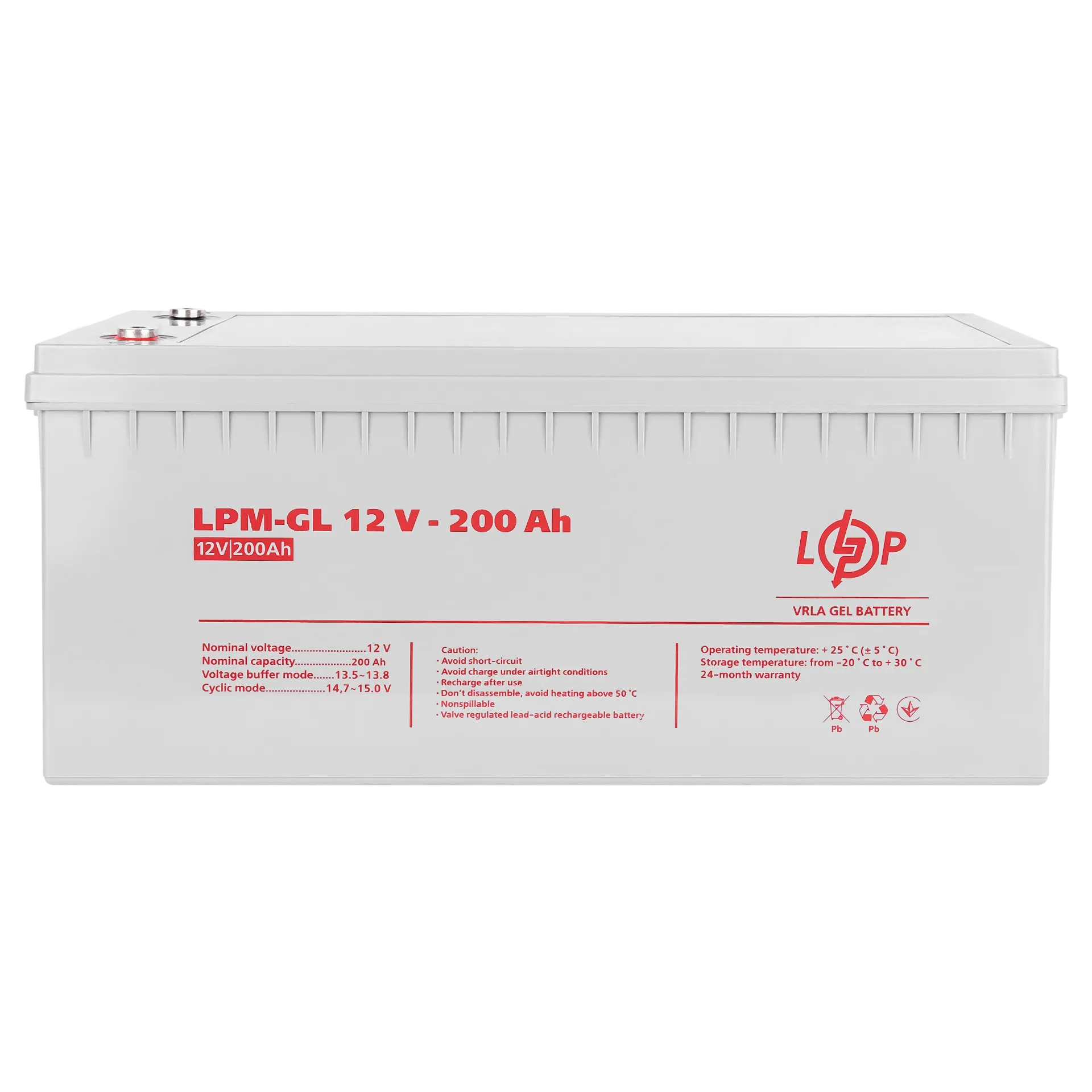 ���������� ������� LPM-GL 12V - 200 Ah