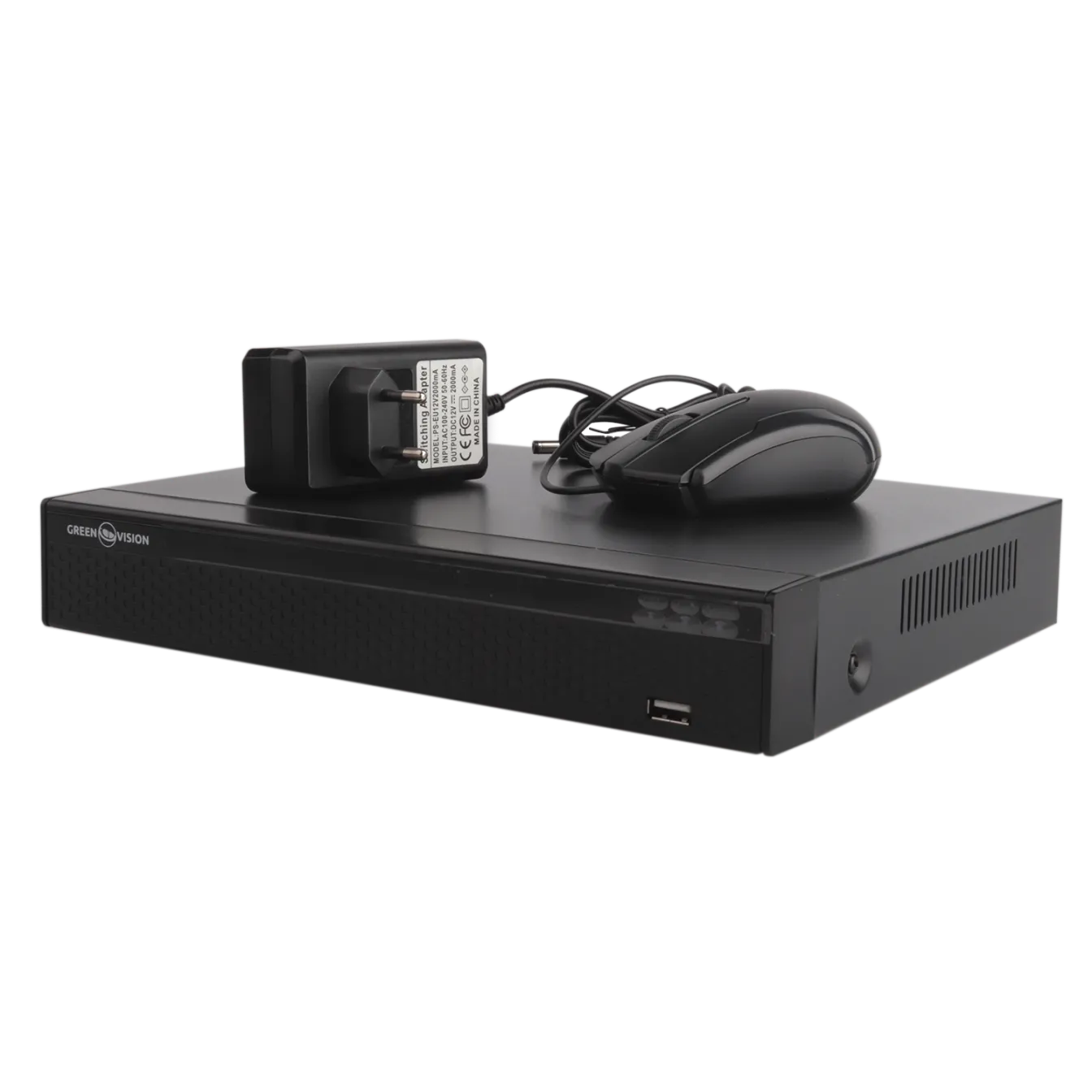 IP ������������� 9-��������� 5MP NVR GreenVision GV-N-E004/9 1080P