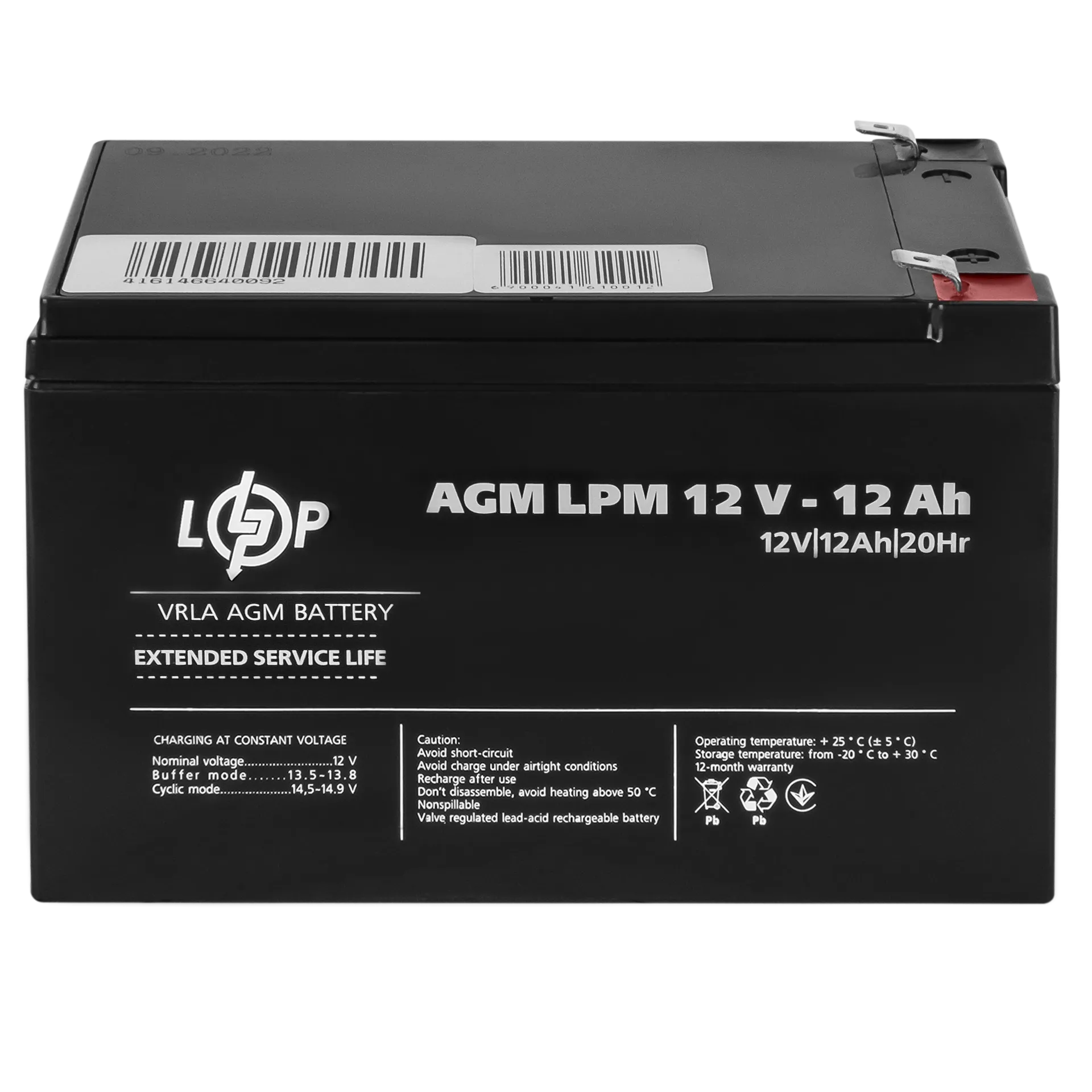 ���������� AGM LPM 12V - 12 Ah