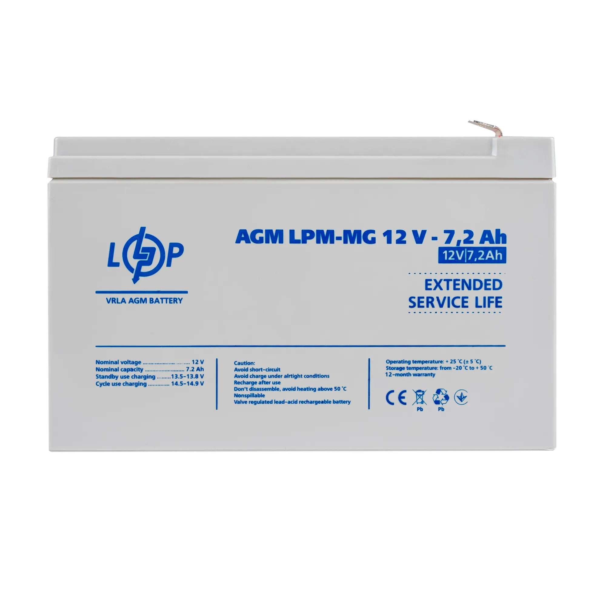 ��������� ���������� ������������� LPM-MG 12V - 7.2 Ah