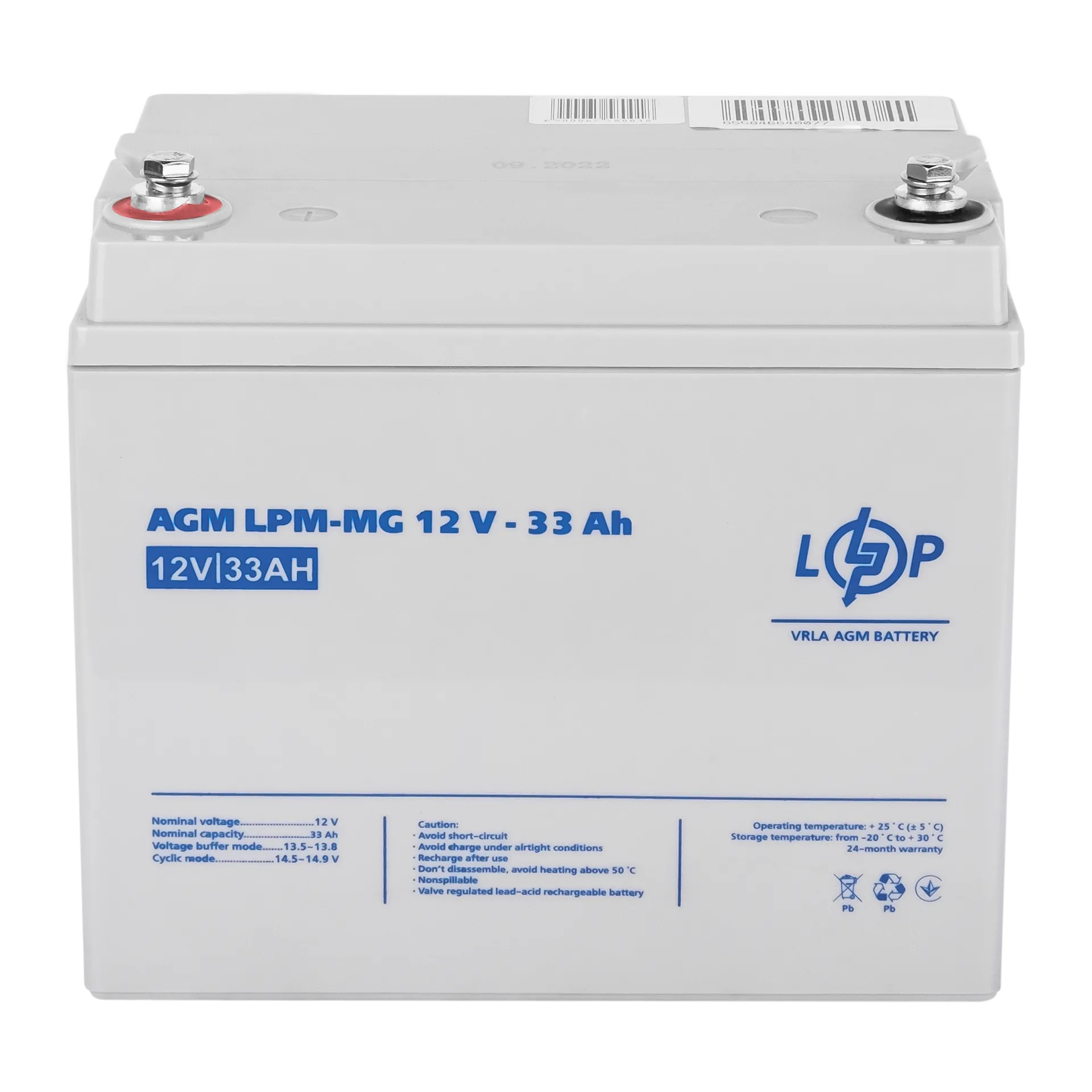 ���������� ������������� LPM-MG 12V - 33 Ah