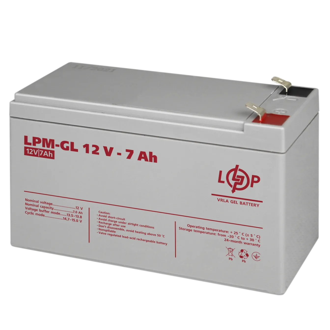 ���������� ������� LPM-GL 12V - 7 Ah
