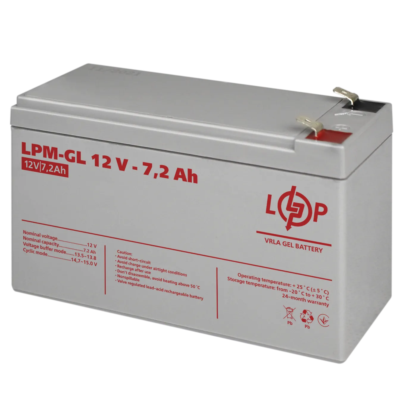 ���������� ������� LPM-GL 12V - 7.2 Ah
