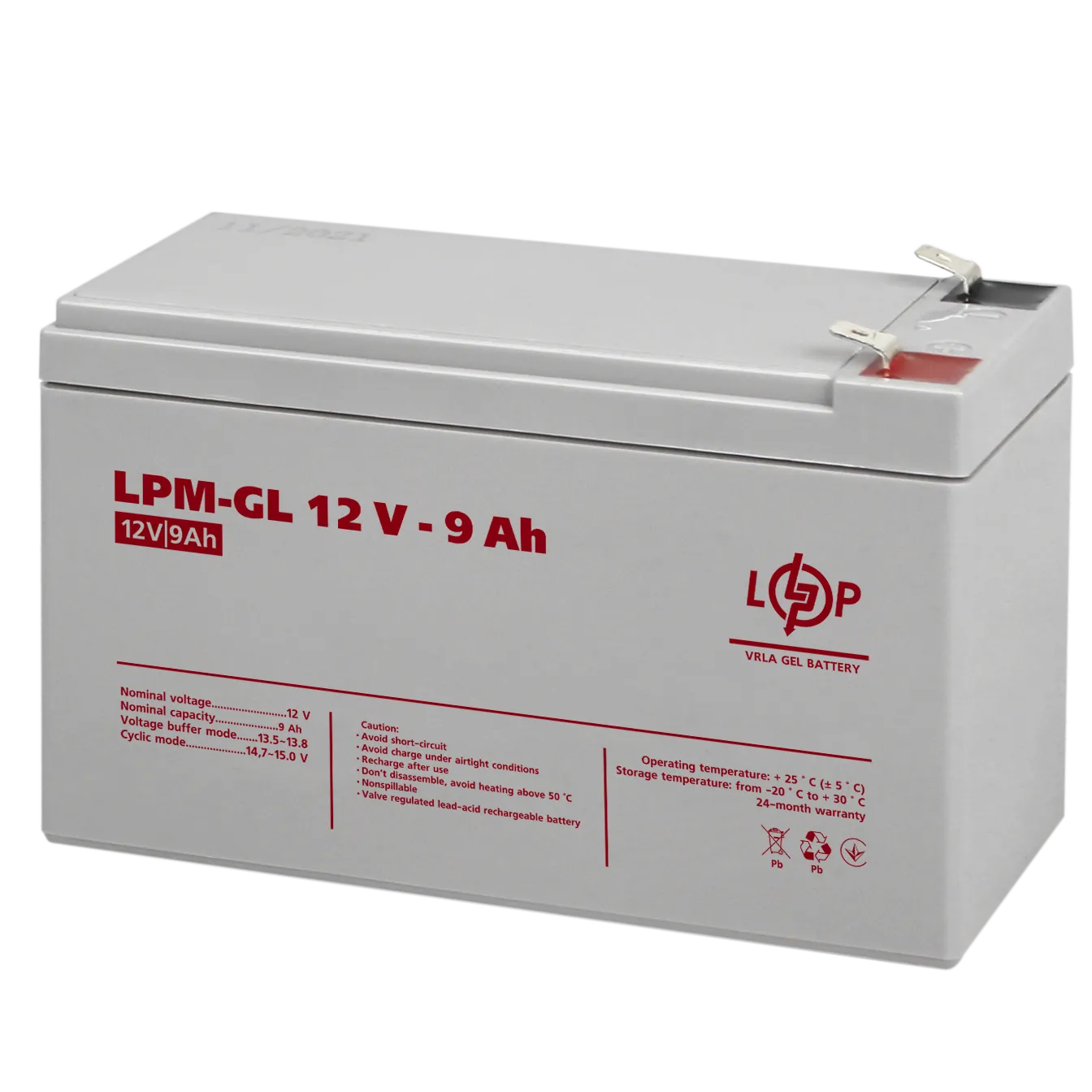 ���������� ������� LPM-GL 12V - 9 Ah