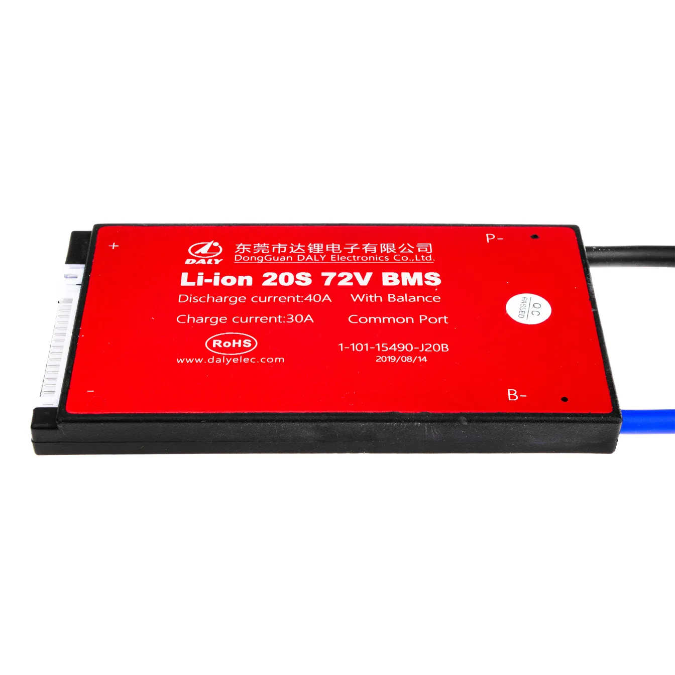 BMS ����� Li-ion 72V 20S Dis 40A Ch 30A