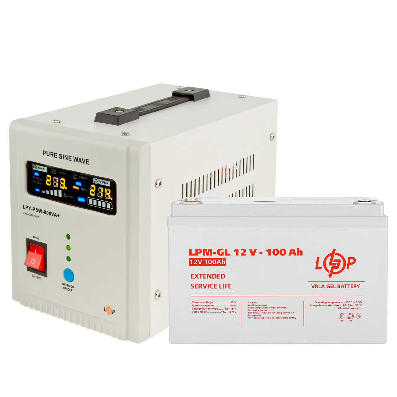 �������� ���������� �������� ��� ����� � ����� ������ LP (LogicPower) ��� + ������ ������� (UPS 800VA + ��� GL 1400W)