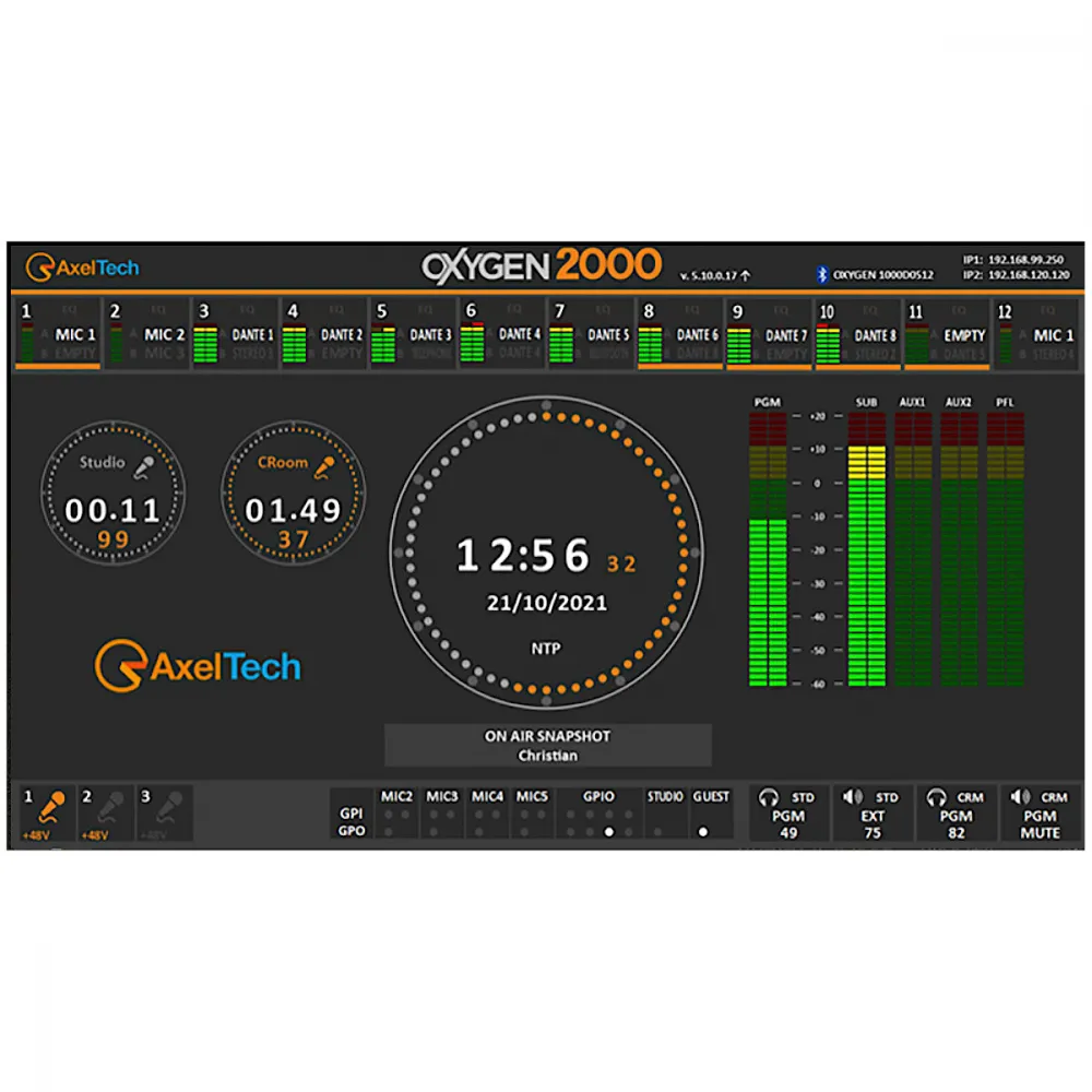 ������� Broadcast ������� Axel Oxygen 2000