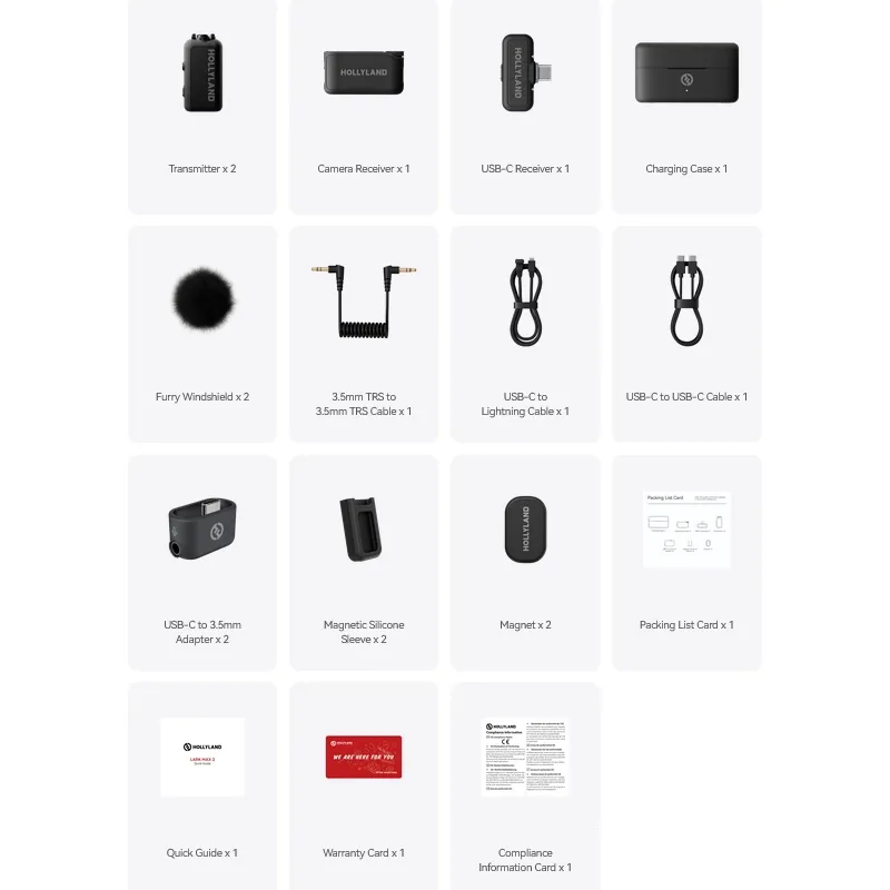 ���������� ��������� ������� Hollyland Lark Max 2 Combo