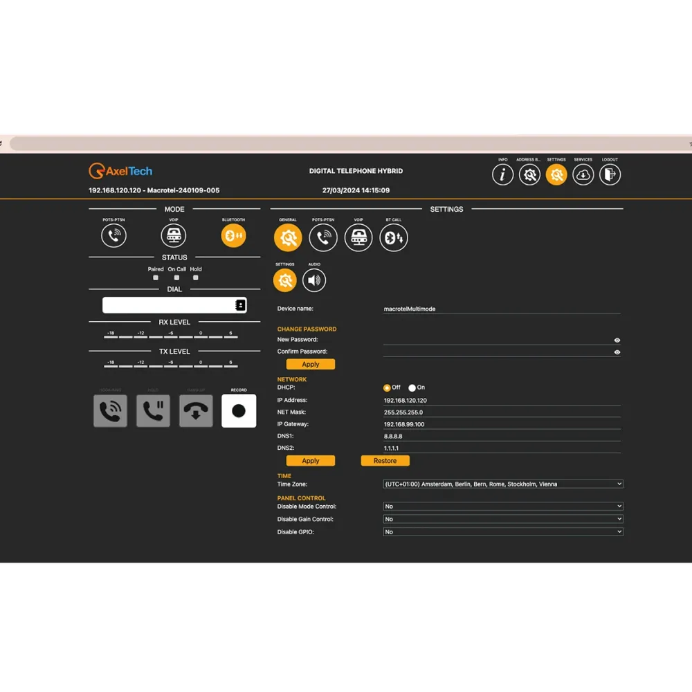 ���������� ����� MACROTEL X1 MULTIMODE 