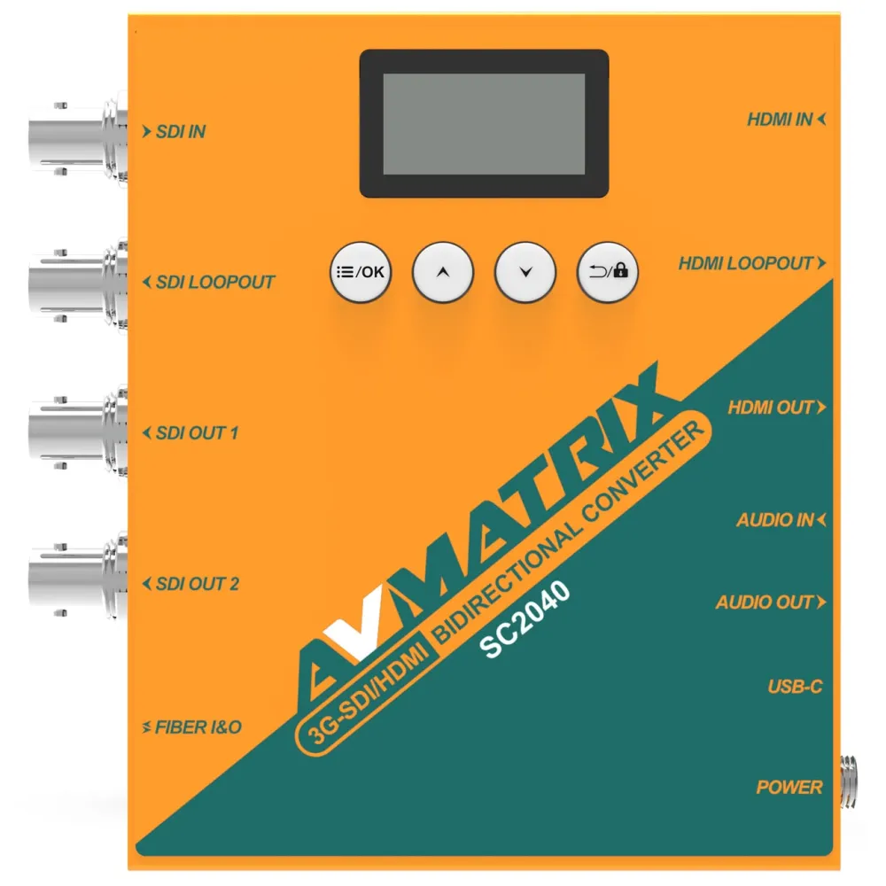 Двонаправлений конвертер 3G-SDI/HDMI Avmatrix SC2040 Двонаправлений конвертер 3G-SDI/HDMI Avmatrix SC2040