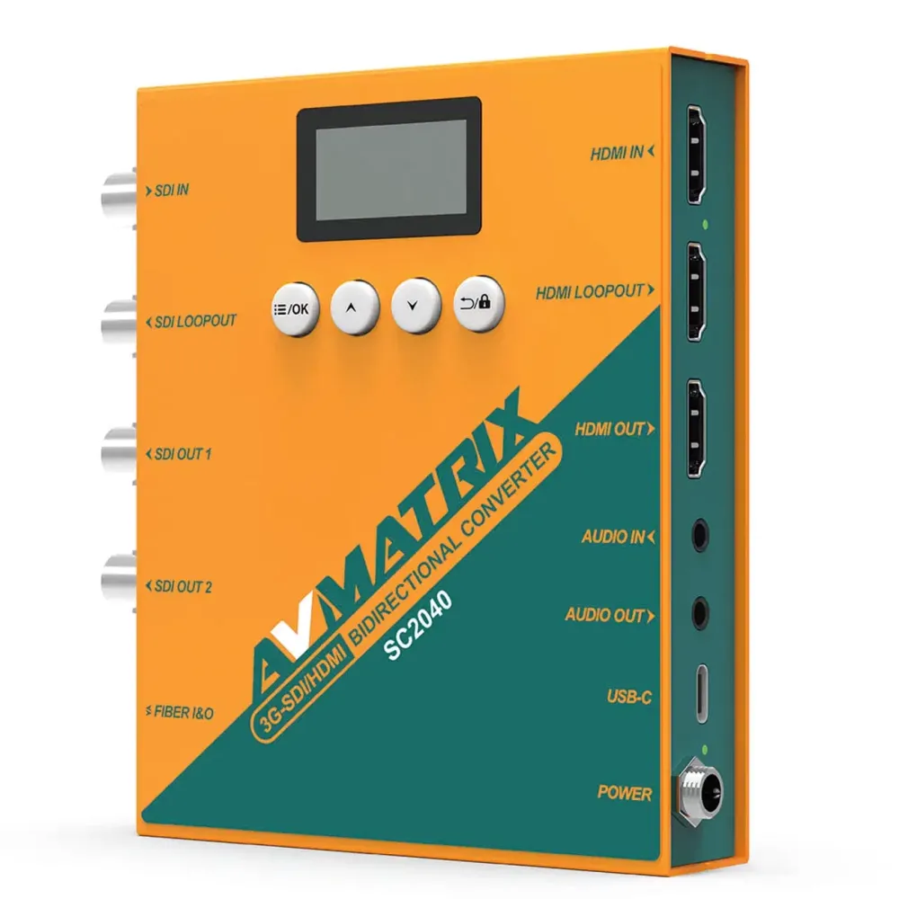 Двонаправлений конвертер 3G-SDI/HDMI Avmatrix SC2040 Двонаправлений конвертер 3G-SDI/HDMI Avmatrix SC2040