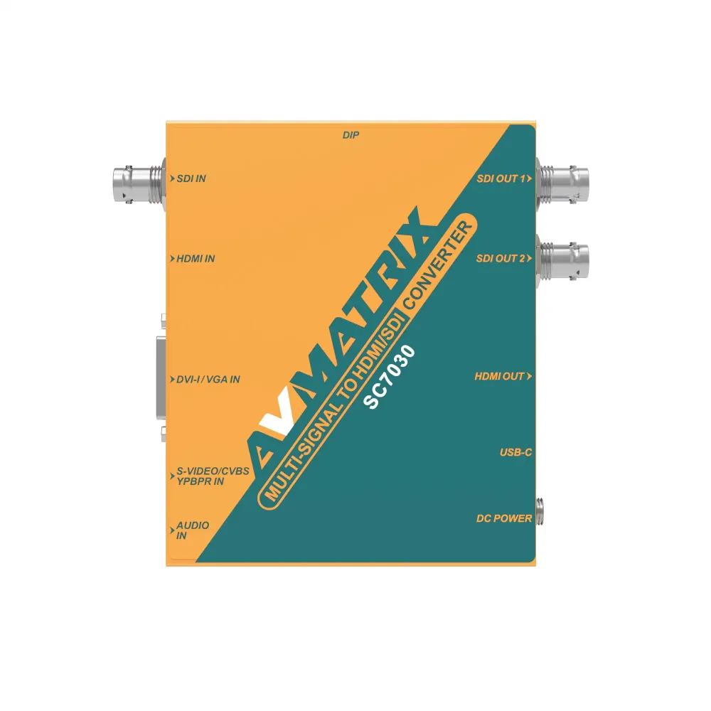 AVMATRIX SC7030 ���������������� ���� ��������� SDI/HDMI/DVI-I/VGA/CVBS/S-video/YPbPr