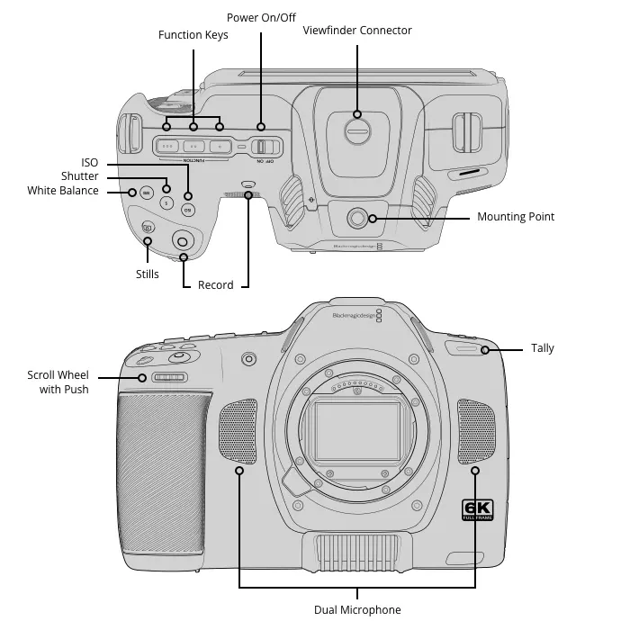 ������ Blackmagic Cinema Camera 6K (CINECAM60KLFL)