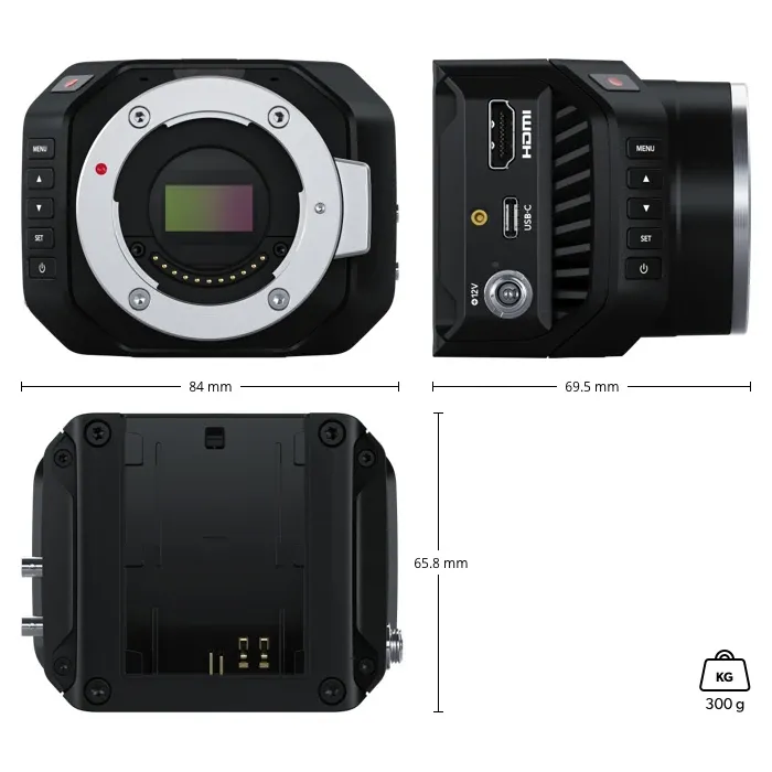 ������ Blackmagic Micro Studio Camera 4K G2 (CINSTUDMFT/UHD/MRG2)