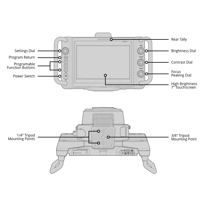 ������ Blackmagic Studio Camera 4K Plus G2 (CINSTUDMFT/G24PDDG2)