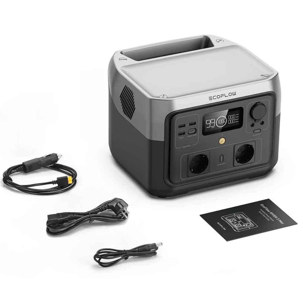 ������� ������� EcoFlow RIVER 2 Max - 512Wh, LiFePO4 ������� (RIVER2Max)