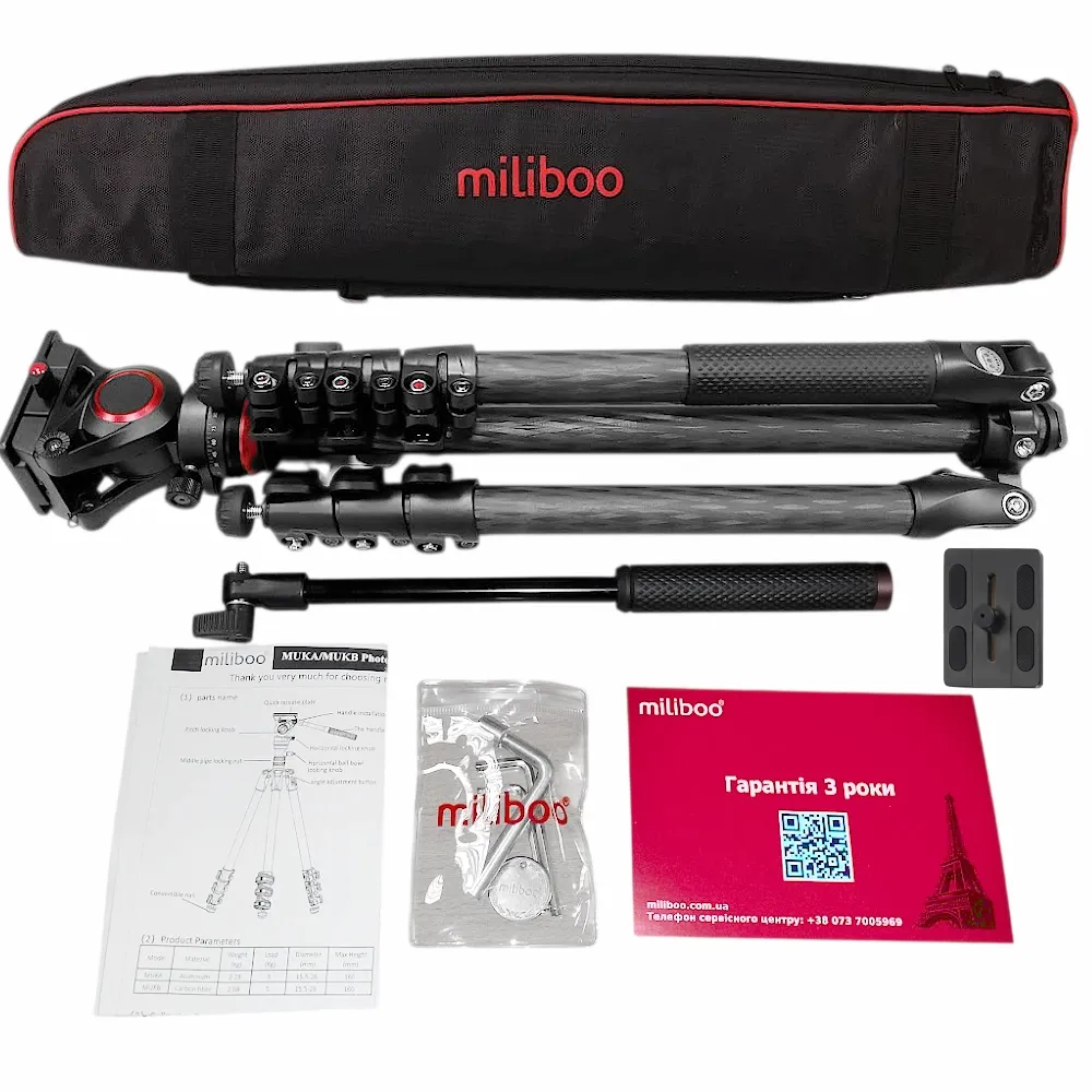 Карбоновий штатив miliboo MUKB Карбоновий штатив miliboo MUKB