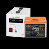 Акумулятор LP LiFePO4 51,2V - 100 Ah (5120Wh) (Smart BMS 200A/100А) з LCD метал Smart RM Акумулятор LP LiFePO4 51,2V - 100 Ah (5120Wh) (Smart BMS 200A/100А) з LCD метал Smart RM