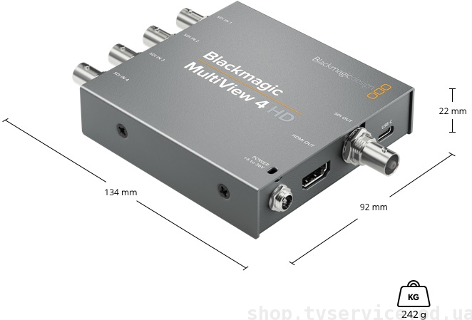 Blackmagic Design MultiView 4 HD (HDL-MULTIP3G/04HD)