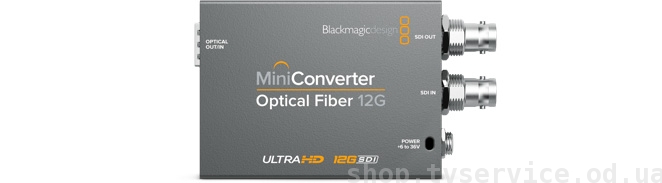 Blackmagic Design Mini Converter Optical Fiber 12G (CONVMOF12G)
