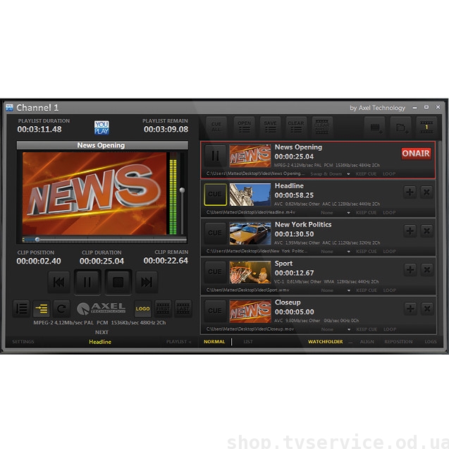 YOUPLAY-BRD-1CH ������� ��� ���������������