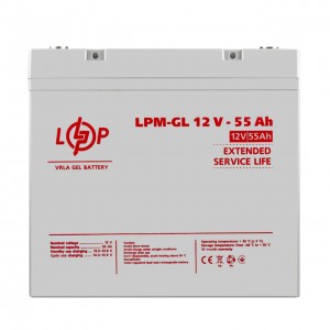 ���������� ������� LPM-GL 12V - 55 Ah