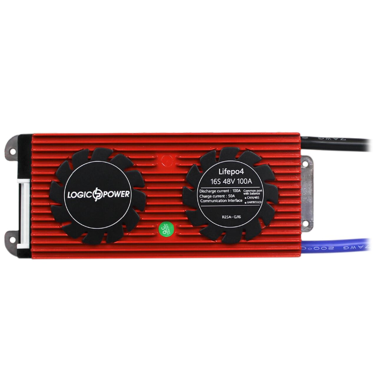 Smart BMS ����� LP LiFePO4 48V 16S Dis 100A Ch 50A UART+RS485+CAN