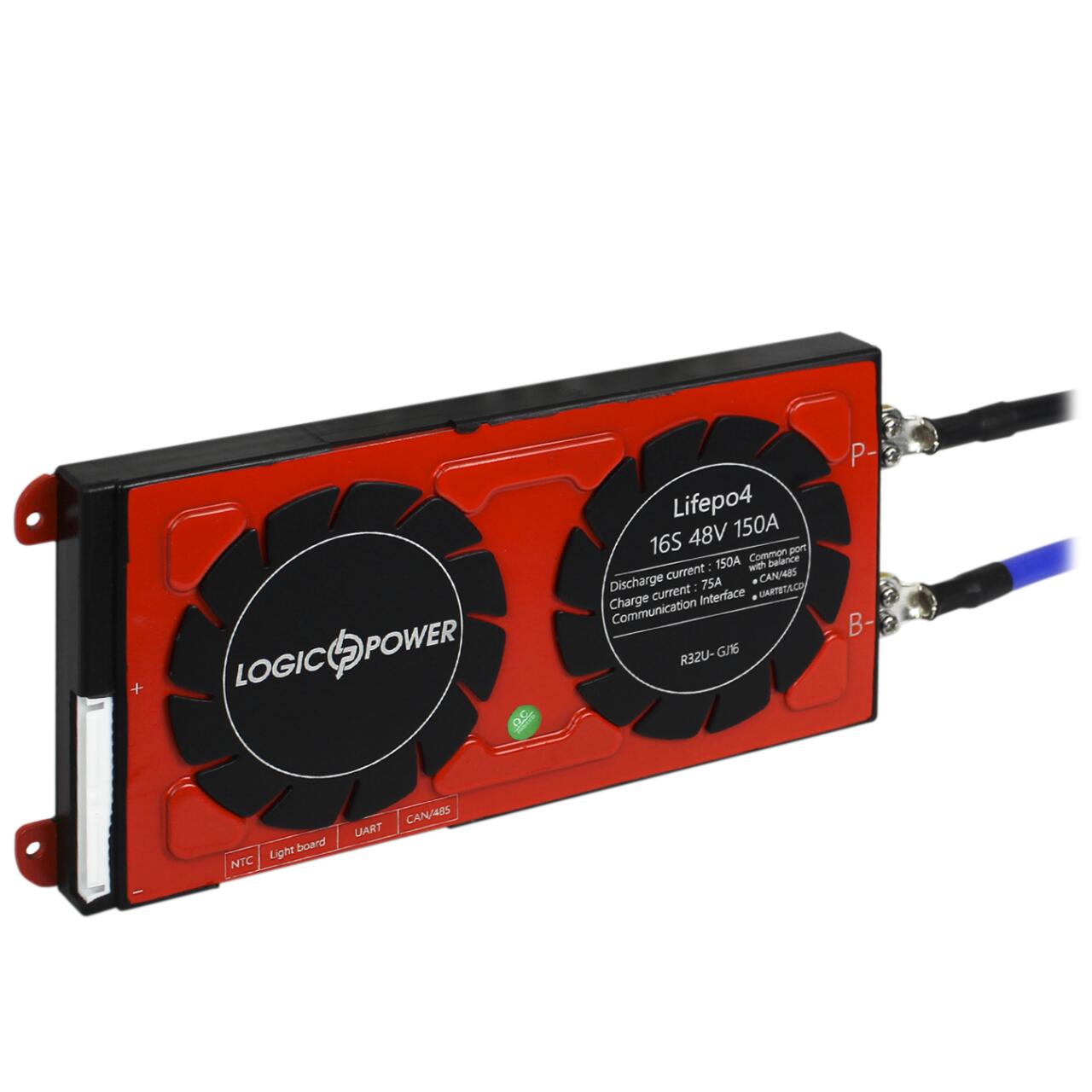 Smart BMS ����� LP LiFePO4 48V 16S Dis 150A Ch 75A UART+RS485+CAN
