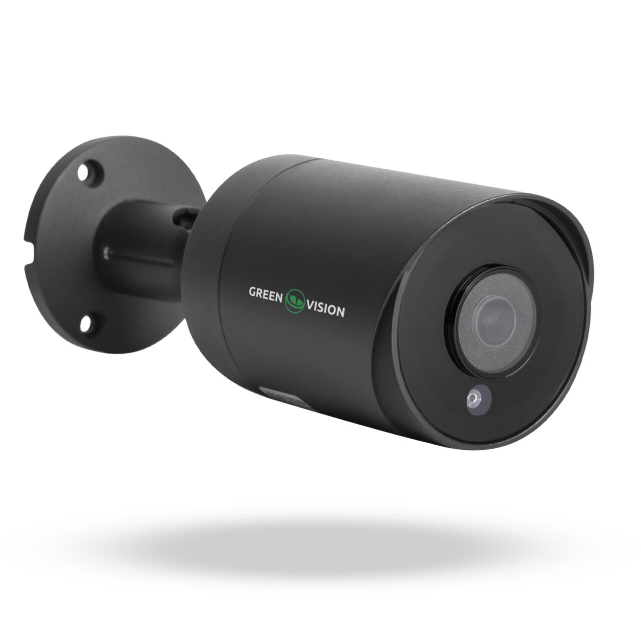�������� IP-������ GreenVision GV-157-IP-COS50-30H POE 5MP Dark Grey (Ultra)