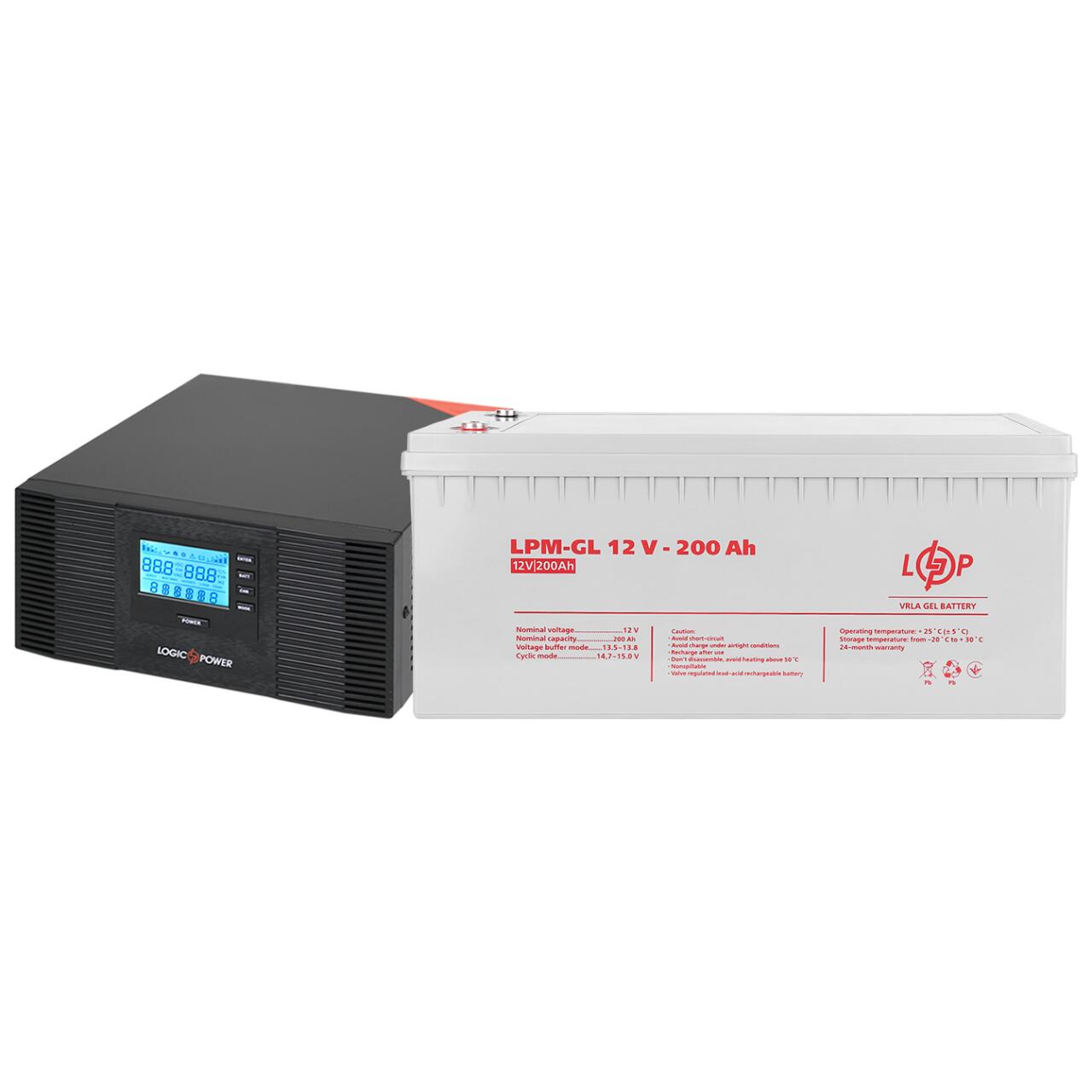 �������� ���������� �������� LP (LogicPower) ��� + ������ ������� (UPS B1500 + ��� GL 2400W)