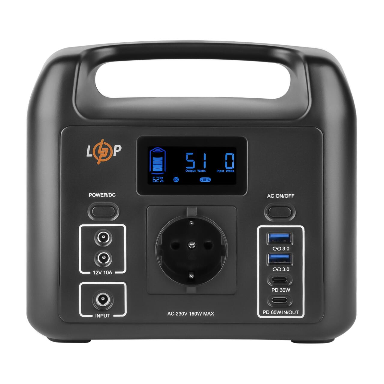 ������������������� ���������� ������� ������� LP CHARGER 160 (160W, 204Wh)