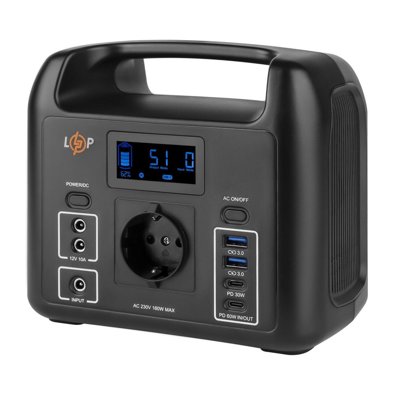 ������������������� ���������� ������� ������� LP CHARGER 160 (160W, 204Wh)