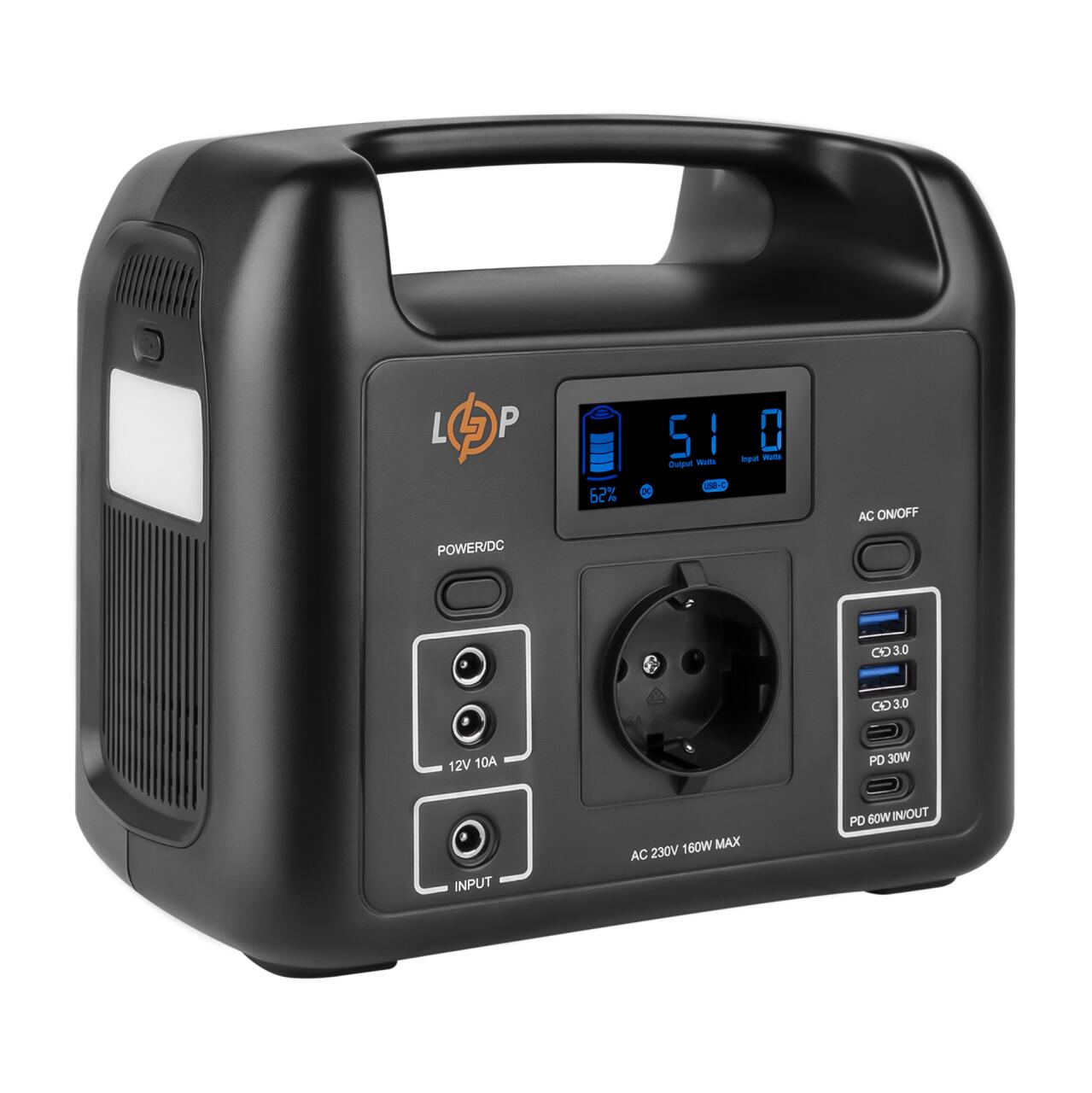 ������������������� ���������� ������� ������� LP CHARGER 160 (160W, 204Wh)