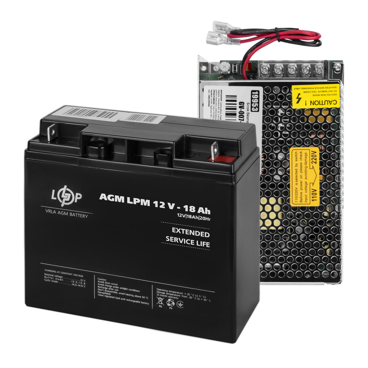 ���� ������������� �������� � ��� GV-007-UPS-A-1203-8A-18Ah