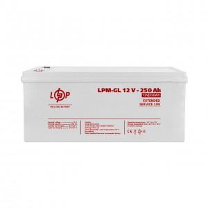 ���������� ������� LPM-GL 12V - 250 Ah