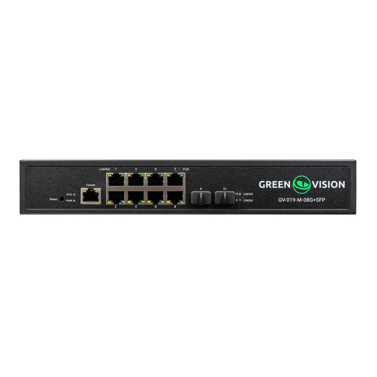 ��������� ��������� POE GV-019-M-08G+SFP