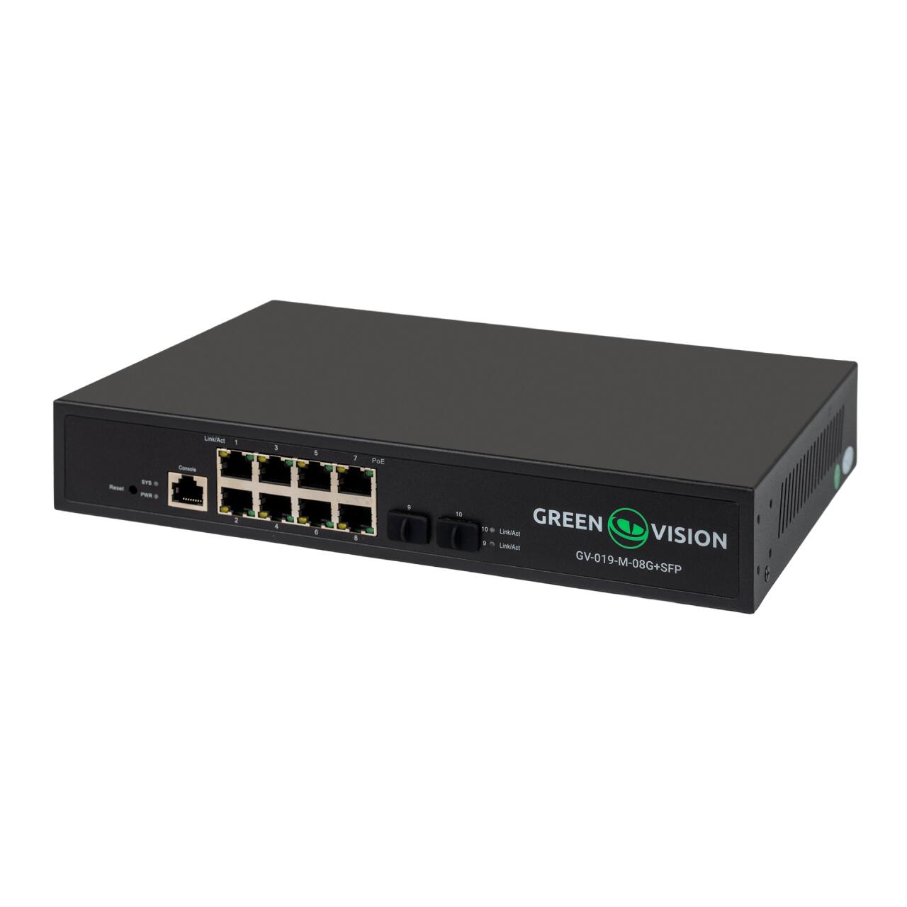 ��������� ��������� POE GV-019-M-08G+SFP