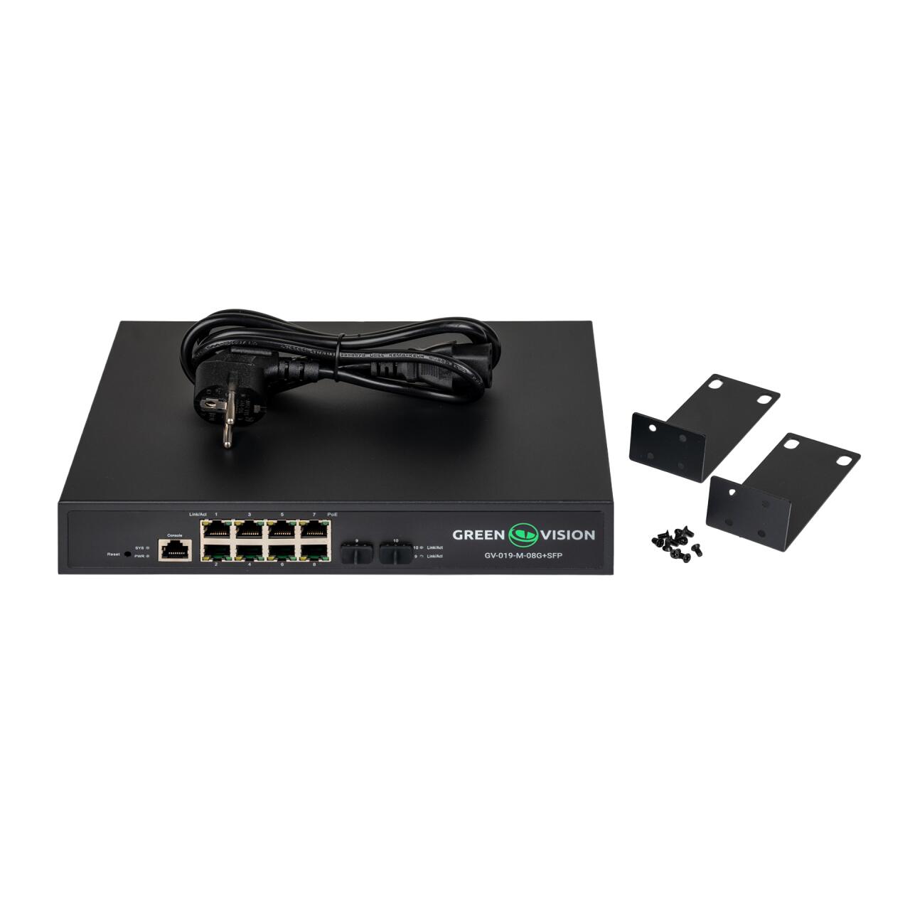 ��������� ��������� POE GV-019-M-08G+SFP