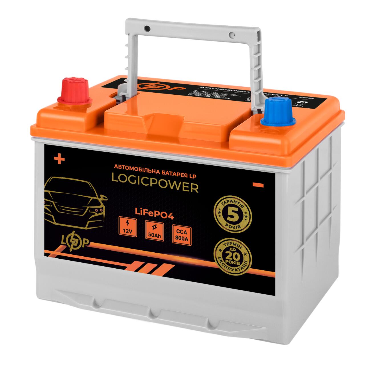 ������������ ����� ���������� LP LiFePO4 12V - 50 Ah (+ ����) BMS 800�