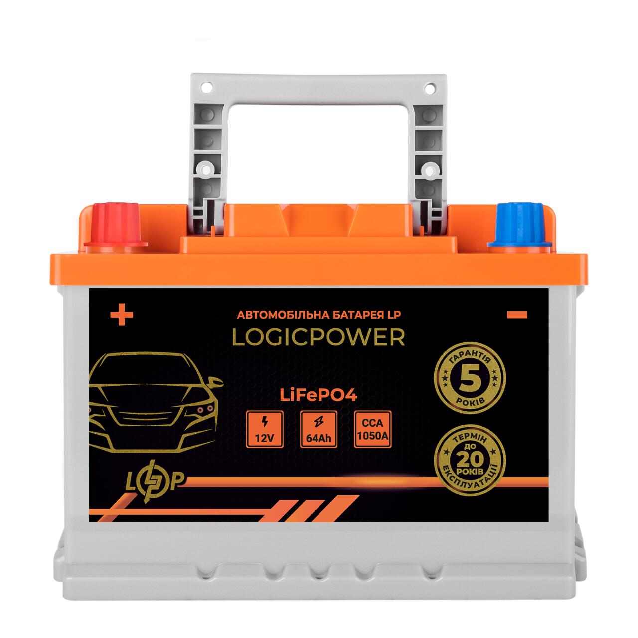 ������������ ����� ���������� LP LiFePO4 12V - 64 Ah (+ ����) BMS 1050�