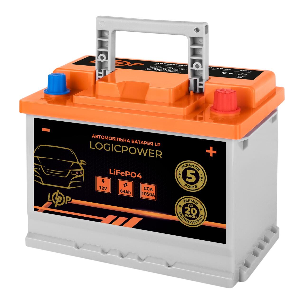 ������������ ����� ���������� LP LiFePO4 12V - 64 Ah (+ ��������) BMS 1050�