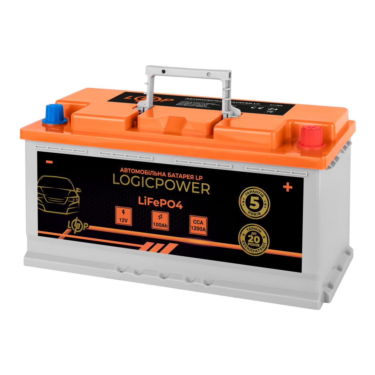 ������������ ����� ���������� LP LiFePO4 12V - 100 Ah (+ ��������) BMS 1200�