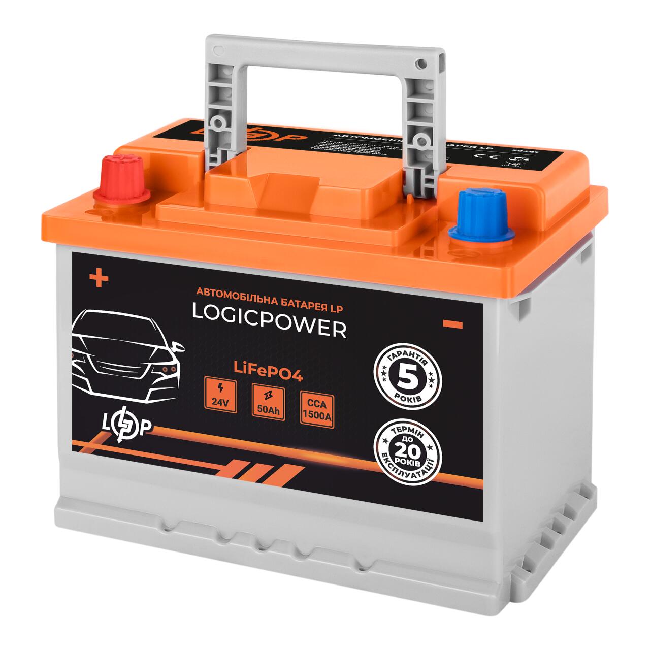 ������������ ���������� ����� LP LiFePO4 24V - 50 Ah (+ ������) BMS 800�
