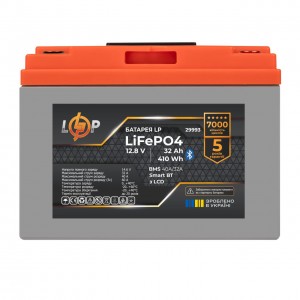 ���������� LP LiFePO4 12,8V - 32 Ah (410Wh) (BMS 40�/32A) ������� LCD Smart BT