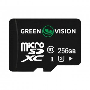 ����� ����� GreenVision microSDXC 256GB Class10 (��� ��������)