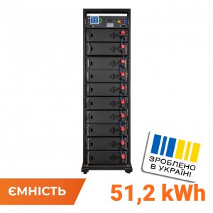 ���������� LP LiFePO4 Battery HVM 512V 100Ah (51200 Wh) BMS 125� AB Lrack black