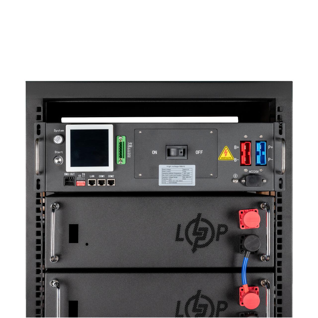 ���������� LP LiFePO4 Battery HVM 512V 100Ah (51200 Wh) BMS 125� AB Lrack black
