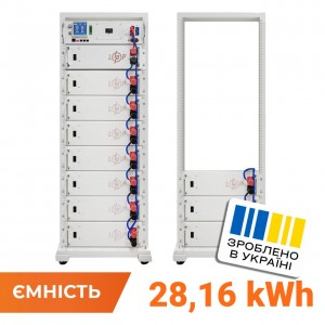 �������������� ���������� LP LiFePO4 Battery HVM 563,2V 50Ah (28160Wh) BMS 125� AB Lrack white