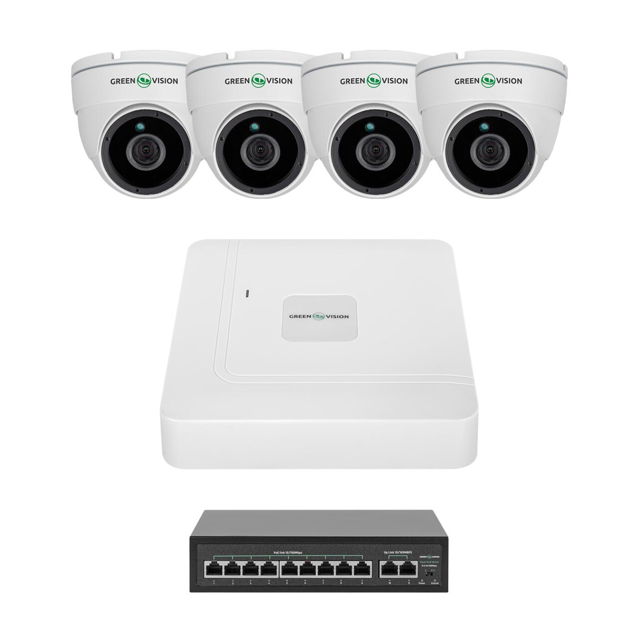 �������� ����������������� �� 4 ������ GV-IP-K-W98/4 4MP